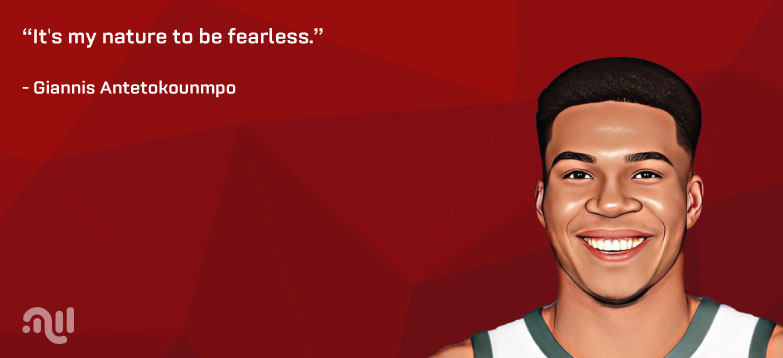 Favourite Quote five from Giannis Antetokounmpo