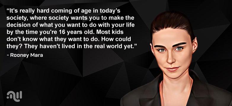 Favorite Quote 1 from Rooney Mara