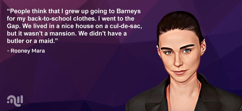 Favorite Quote 2 from Rooney Mara