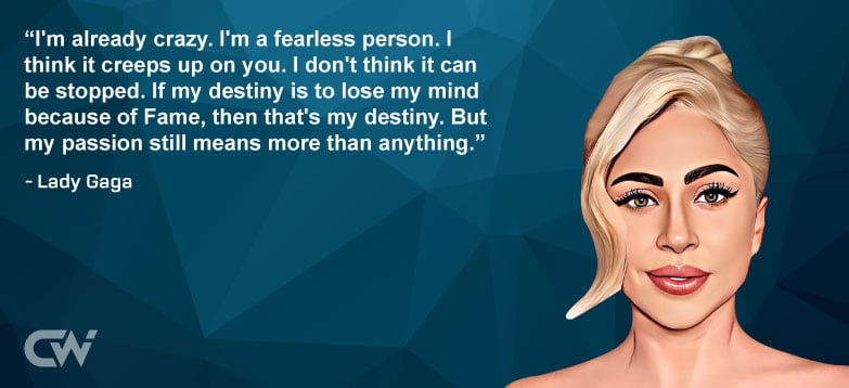 Favorite Quote 2 from Lady Gaga
