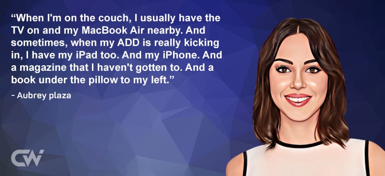 Some Quote 2 from Aubrey Plaza