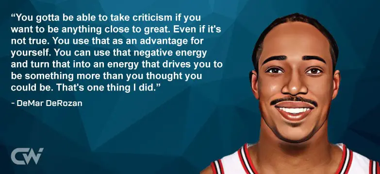 Favorite Quote 3 from DeMar DeRozan