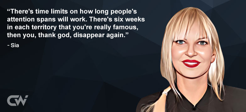Favorite Quote 3 from Sia