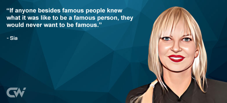 Favorite Quote 8 from Sia