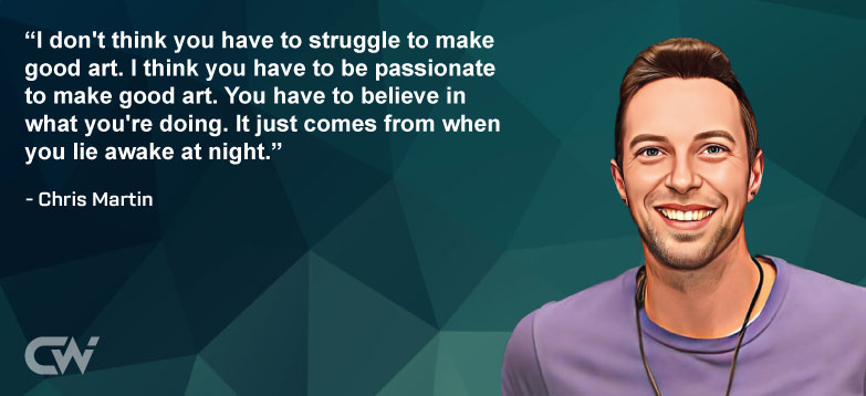 Favorite Quote 4 from Chris Martin