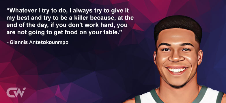 Favorite Quote 1 by Giannis Antetokounmpo