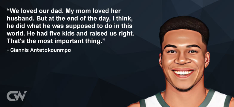 Favorite Quote 4 by Giannis Antetokounmpo