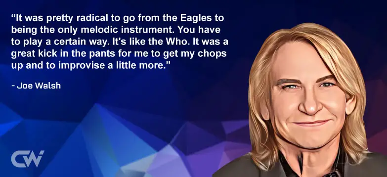 Favorite Quote 8 by Joe Walsh