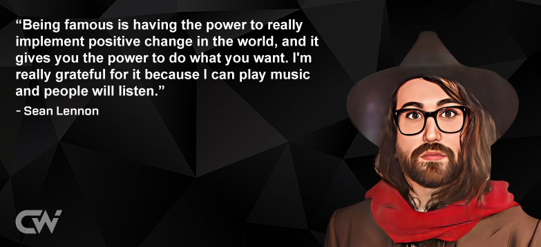 Favorite Quote 2 from Sean Lennon